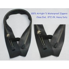 8TZ CR metal airtight zipper close end